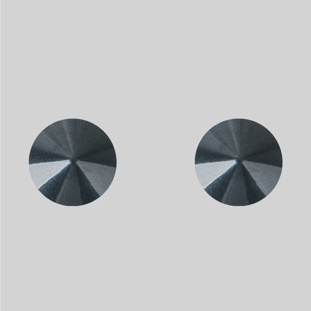 BLACK Metallic Nipple Pasties